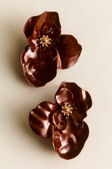 H&M Заметные серьги-цветы