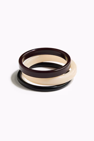 H&M Набор из 3-х жестких браслетов