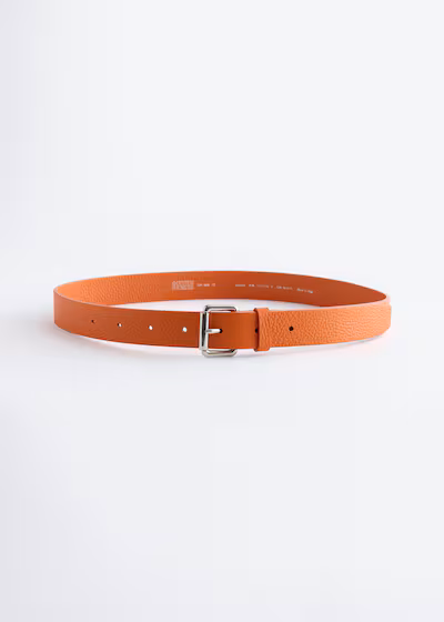 H&M Текстурированный кожаный пояс