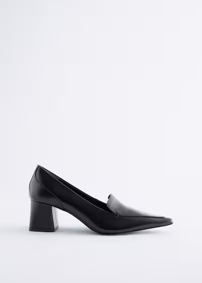 H&M Туфли из кожи в стиле мокасин