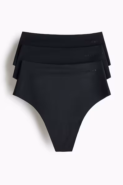 Пакет из 3 трусиков-стринг с высокой талией и технологией drymove™