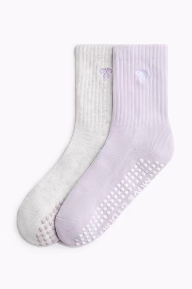 2 пары антискользящих носков для спорта- Заказать в России