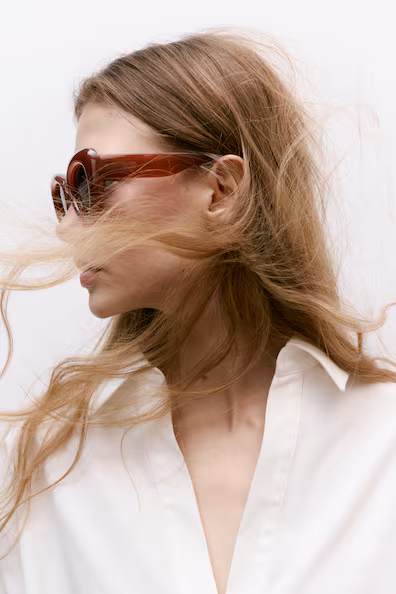 Очки солнцезащитные широкие поляризованные- Заказать в России