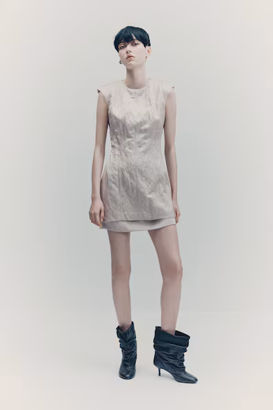 Платье из жаккарда