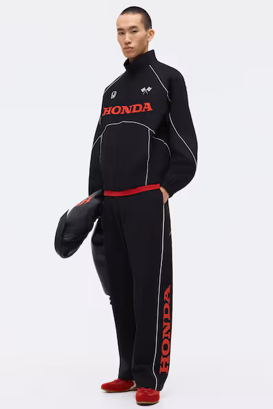 Принтованные спортивные брюки relaxed fit- Заказать в России