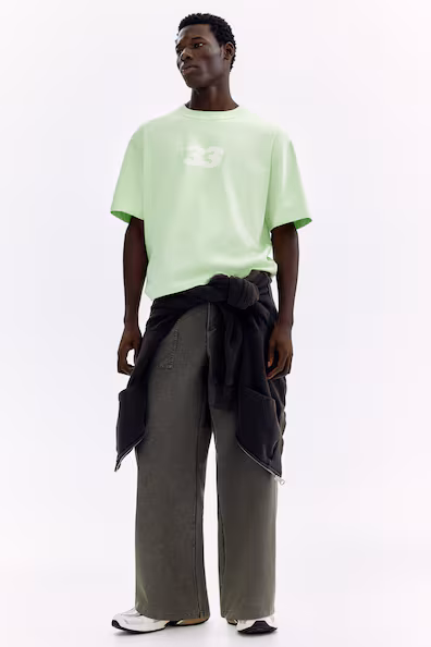 Футболка с принтом свободного кроя- Заказать в России