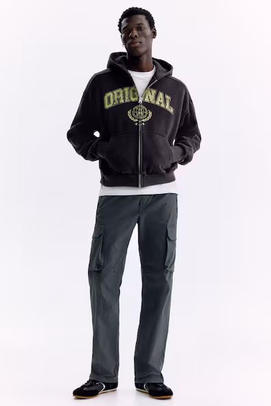 Брюки карго из нейлона cтандартной посадки- Заказать в России