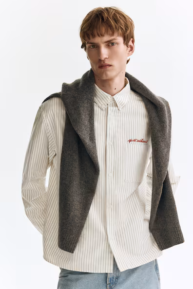 Рубашка oxford свободного кроя