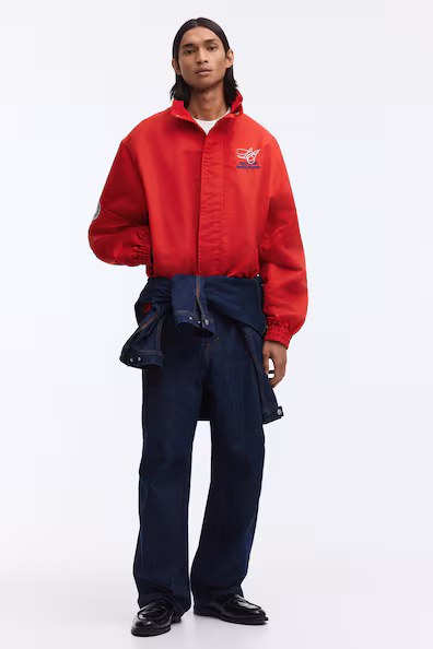 Спортивное пальто loose fit из нейлона