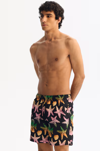 Плавательные шорты с узором