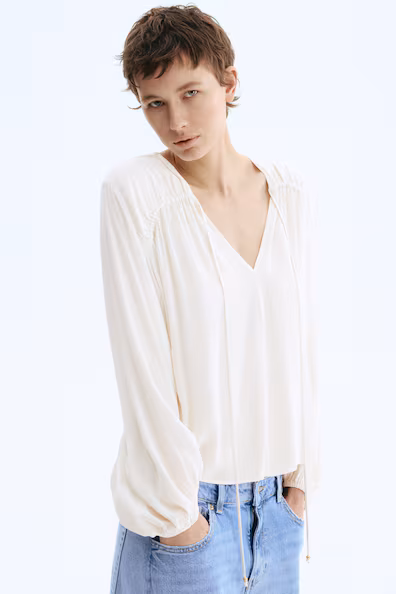 Оверсайз блуза из вискозы