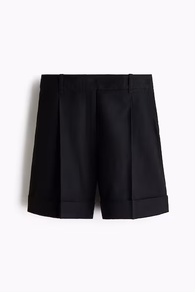 Шорты в классическом стиле из смеси льна- Заказать в России