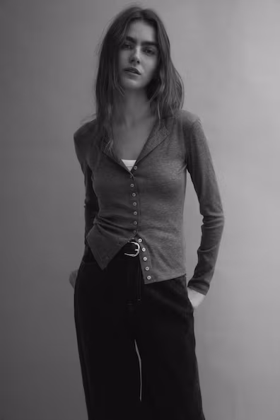 Прозрачный джерсиевый пиджак