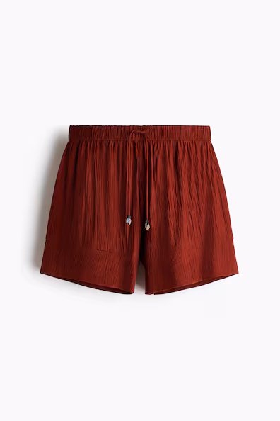 Пляжные шорты с кулиской- Заказать в России