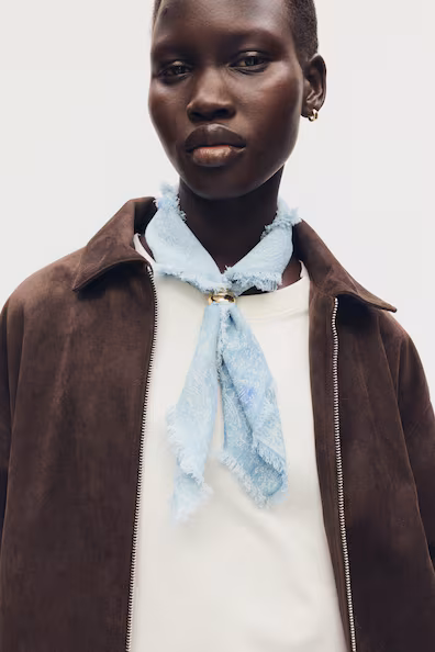 Хлопковый платок с узором- Заказать в России