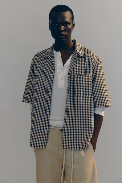 Рубашка с короткими рукавами REGULAR FIT