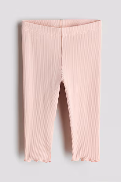 Штаны-леггинсы из хлопка в рубчик- Заказать в России