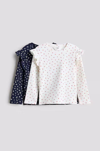 H&M Набор из 2 свитшотов с оборками