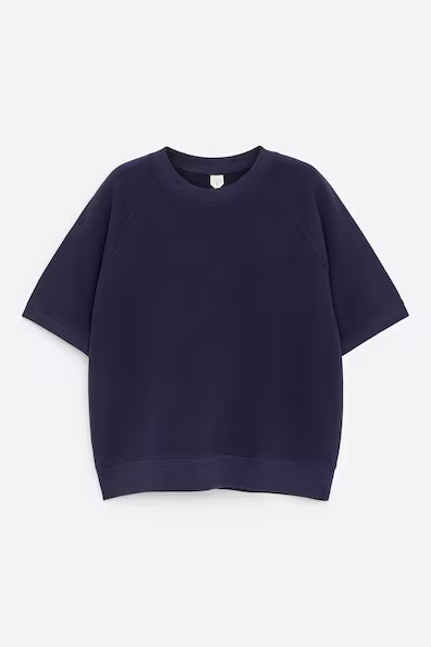 Свитер из футбольной ткани в полоску- Заказать в России