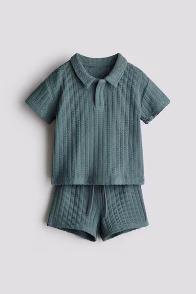 Комплект из 2 предметов из вязаного полотна