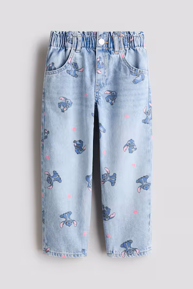 Джинсы свободного кроя с зауженными штанинами- Заказать в России