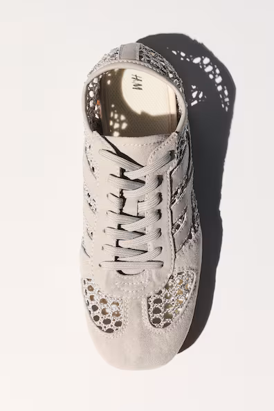 H&M Кроссовки с вязаным эффектом