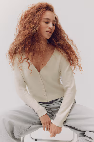 H&M Кардиган с V-образным вырезом