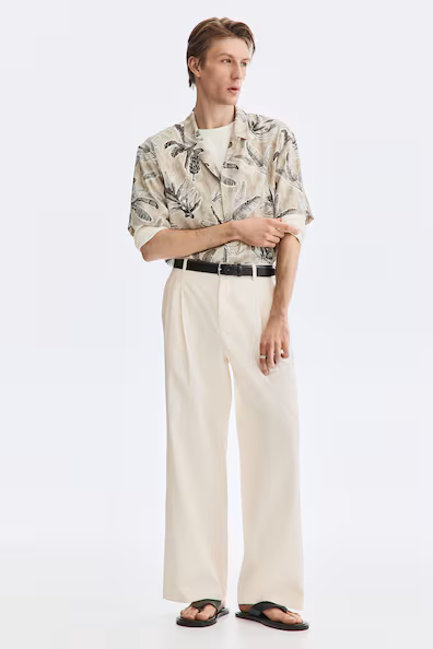 Широкие брюки loose fit- Заказать в России