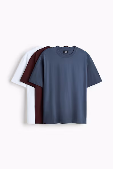 Набор из 3 футболок relaxed fit- Заказать в России