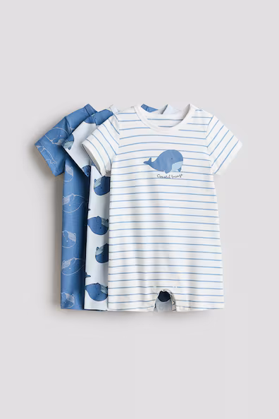 Набор из 3 коротких пижам для детей- Заказать в России