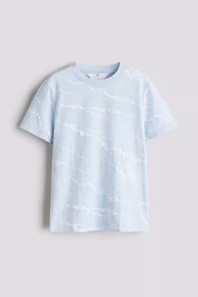 Футболка с принтом из хлопка