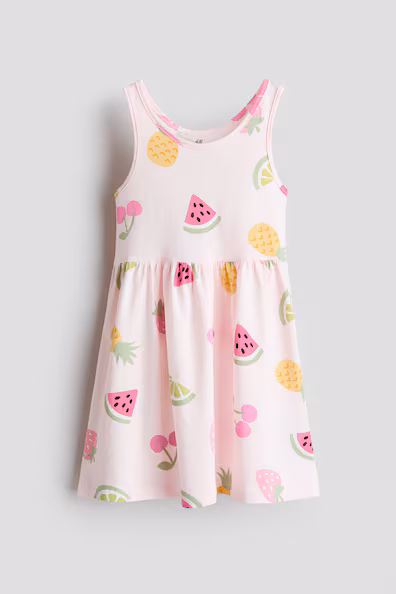 Платье с цветочным принтом из хлопка