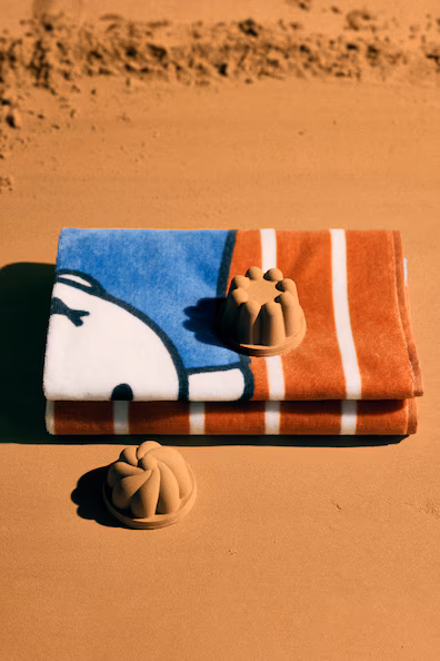 Полотенце для ванной из футера с принтом- Заказать в России