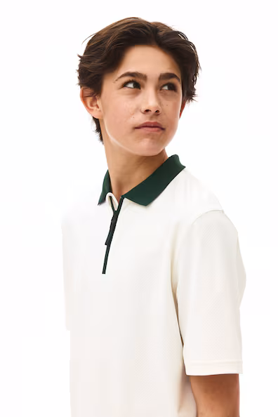 Поло для спорта regular fit с молнией- Заказать в России