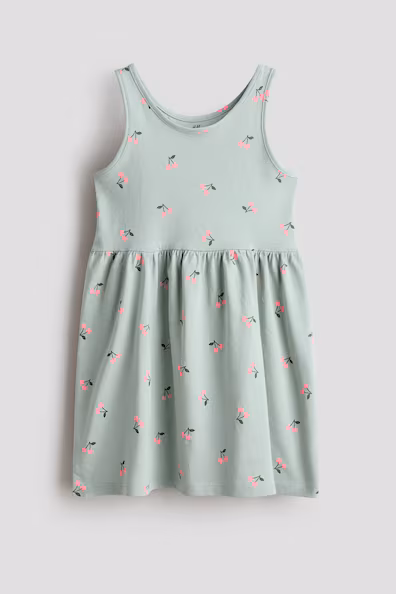 Платье из хлопка с принтом