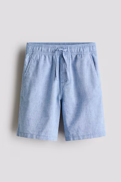 Шорты из смесового льна- Заказать в России