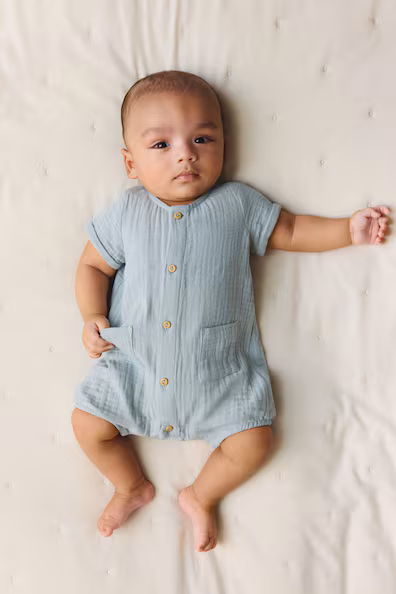 Плюшевый комбинезон из муслина хлопка