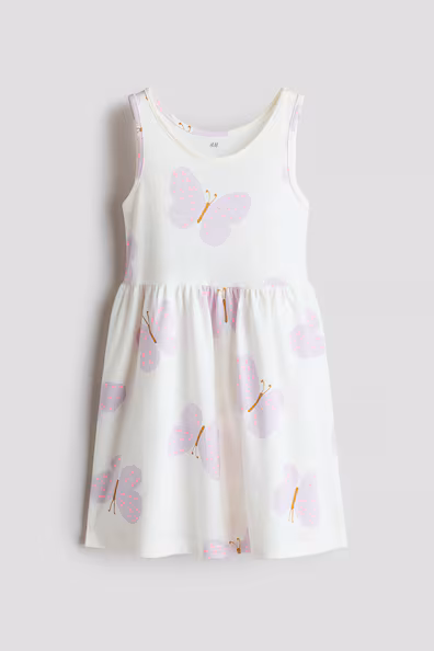 Платье из хлопка с узором