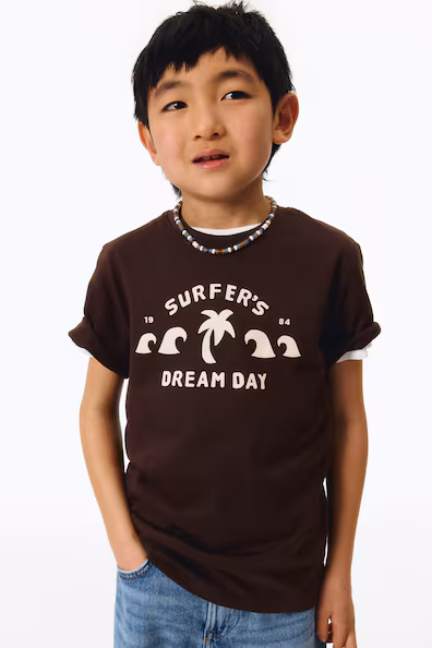 Футболка с принтом