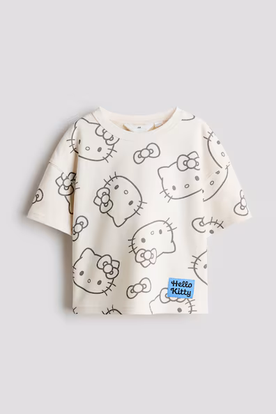 Футболка с принтом hello kitty- Заказать в России