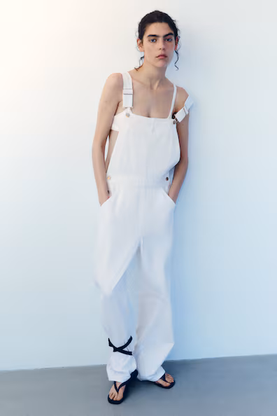 H&M Комбинезон из хлопкового джинса