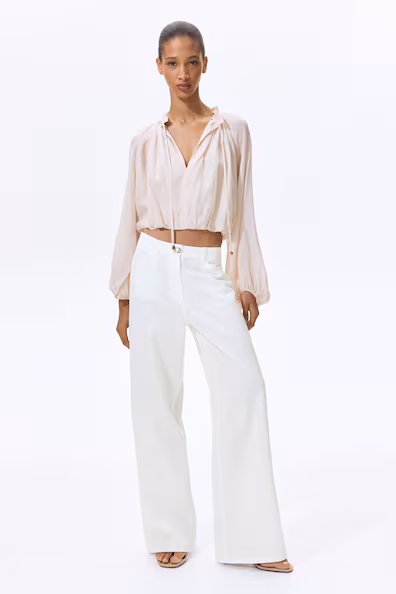 H&M Брюки из смесового льна