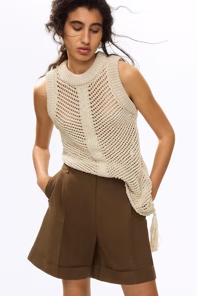 H&M Классические шорты из смесового льна