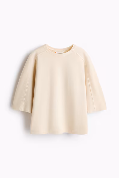 H&M Свитшот с короткими рукавами из хлопка