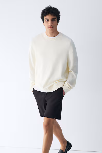 Бermuda из смеси льна easy care loose fit- Заказать в России