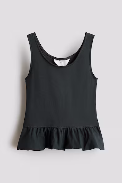 Топ без рукавов с абалонским воротником- Заказать в России