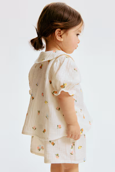 Набор из 2 предметов из муслина хлопка- Заказать в России