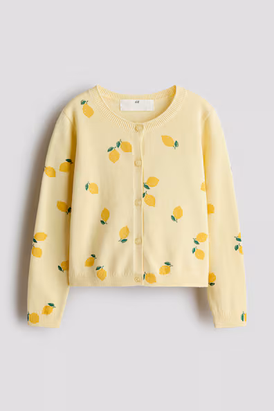 Кардиган с узором из тонкой ткани- Заказать в России