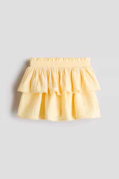 Юбка с оборками из муселина- Заказать в России