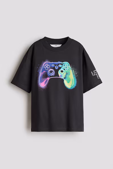 Футболка с рисунком и свободным кроем- Заказать в России